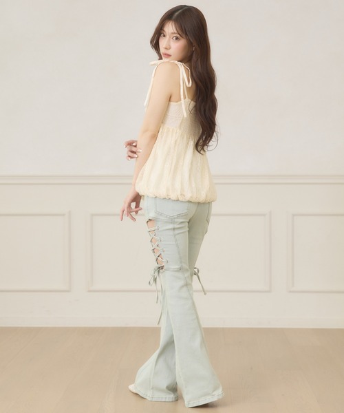 Ambre Neige(アンブルネージュ)の「2way assortment balloon blouse / 2WAYアソートバルーンブラウス(シャツ/ブラウス・レディース・ホワイト系その他/オフホワイト/ブラック系その他・FREE)」の10枚目の写真