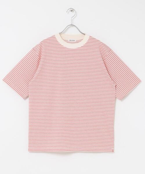 FORK&SPOON(フォークアンドスプーン)の「FORK&SPOON マルチボーダーTシャツ(Tシャツ/カットソー・メンズ・レッド/グリーン/チャコールグレー・5/4)」の3枚目の写真