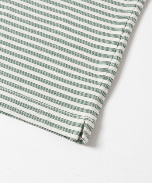 FORK&SPOON(フォークアンドスプーン)の「FORK&SPOON マルチボーダーTシャツ(Tシャツ/カットソー・メンズ・レッド/グリーン/チャコールグレー・5/4)」の9枚目の写真