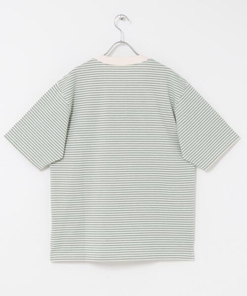 FORK&SPOON(フォークアンドスプーン)の「FORK&SPOON マルチボーダーTシャツ(Tシャツ/カットソー・メンズ・レッド/グリーン/チャコールグレー・5/4)」の10枚目の写真