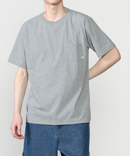 Bshop(ビショップ)の「NEUTRALWORKS. |〈別注〉クルーネック ポケットTシャツ MEN(Tシャツ/カットソー・メンズ・ホワイト/グレー/ブラック・L/M)」の3枚目の写真