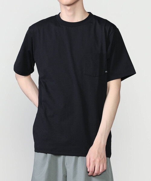 Bshop(ビショップ)の「NEUTRALWORKS. |〈別注〉クルーネック ポケットTシャツ MEN(Tシャツ/カットソー・メンズ・ホワイト/グレー/ブラック・L/M)」の2枚目の写真