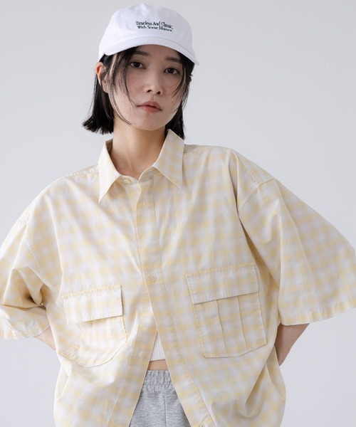 LOWRYS FARM(ローリーズファーム)の「【LFM(U)】WポケットチェックシャツSS 1023537(シャツ/ブラウス・メンズ・アイボリー/ベージュ/ブラック・LARGE/MEDIUM)」の21枚目の写真