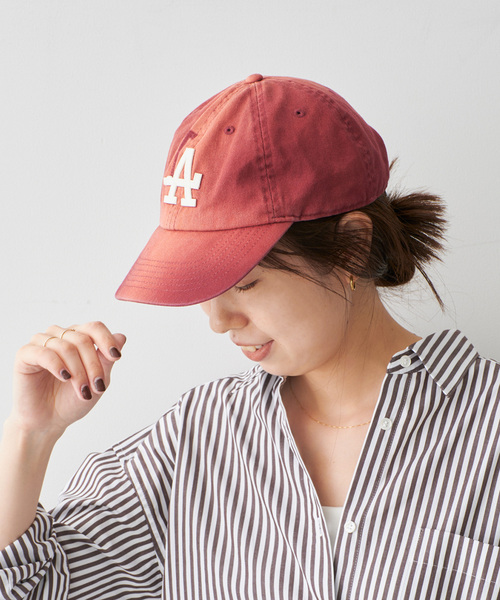 Spick & Span(スピックアンドスパン)の「《追加》AUTHEN / オーセン FADE "A" CAP(キャップ・レディース・ボルドー/ネイビー・FREE)」の2枚目の写真