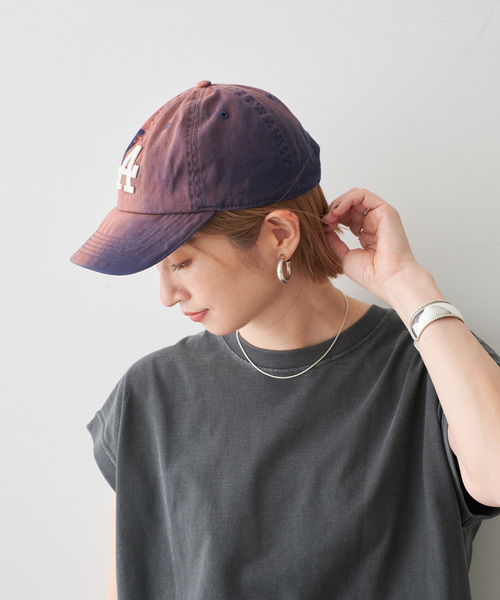 Spick & Span(スピックアンドスパン)の「《追加》AUTHEN / オーセン FADE "A" CAP(キャップ・レディース・ボルドー/ネイビー・FREE)」の21枚目の写真