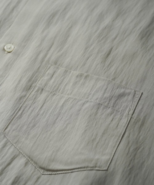 EGO TRIPPING（エゴトリッピング）の「ms6559-GATHER-SHIRTS ギャザーシャツ(616720)（シャツ/ブラウス・メンズ・ブラウン/ブラック/アイボリー・48/46）」の8枚目の写真