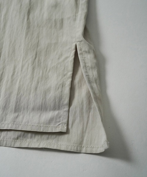 EGO TRIPPING（エゴトリッピング）の「ms6559-GATHER-SHIRTS ギャザーシャツ(616720)（シャツ/ブラウス・メンズ・ブラウン/ブラック/アイボリー・48/46）」の12枚目の写真