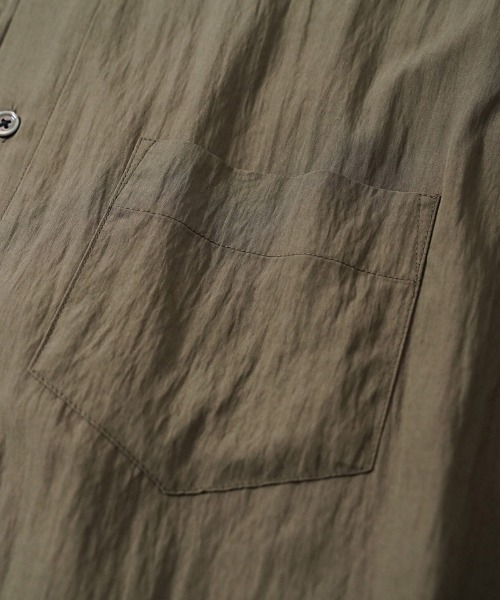 EGO TRIPPING（エゴトリッピング）の「ms6559-GATHER-SHIRTS ギャザーシャツ(616720)（シャツ/ブラウス・メンズ・ブラウン/ブラック/アイボリー・48/46）」の16枚目の写真