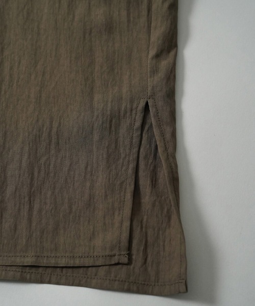EGO TRIPPING（エゴトリッピング）の「ms6559-GATHER-SHIRTS ギャザーシャツ(616720)（シャツ/ブラウス・メンズ・ブラウン/ブラック/アイボリー・48/46）」の18枚目の写真