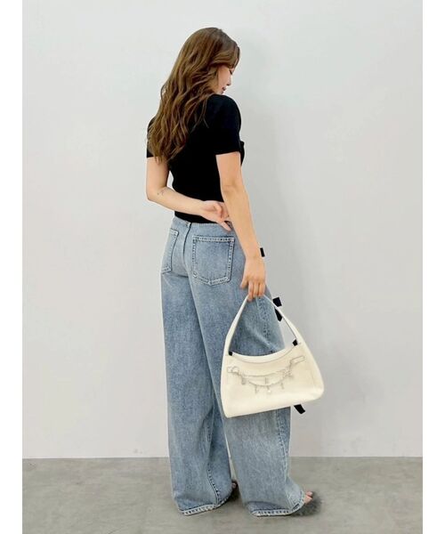 EVRIS(エヴリス)の「モチーフチェーンハンドBAG(ハンドバッグ・レディース・ホワイト/ブラウン/ブラック・FREE)」の18枚目の写真