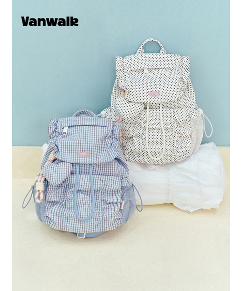 VANWALK（バンウォーク）の「Cloud Reedition Mini Backpack [Dot White]（バックパック/リュック・レディース・ホワイト・FREE）」の4枚目の写真
