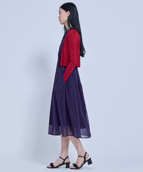 TOCCA(トッカ)の「EYELET AJISAI ボレロ(カーディガン/ボレロ・レディース・ブラウン系/レッド系・SMALL/MEDIUM)」の10枚目の写真