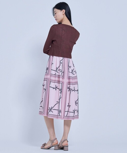 TOCCA(トッカ)の「EYELET AJISAI ボレロ(カーディガン/ボレロ・レディース・ブラウン系/レッド系・SMALL/MEDIUM)」の14枚目の写真