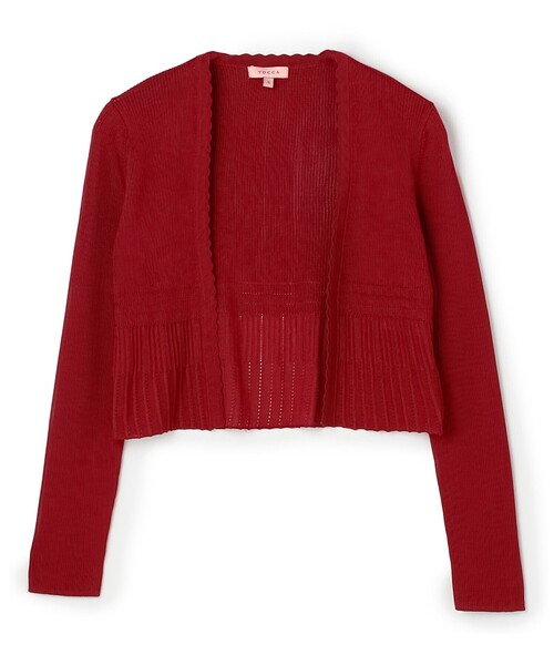 TOCCA(トッカ)の「EYELET AJISAI ボレロ(カーディガン/ボレロ・レディース・ブラウン系/レッド系・SMALL/MEDIUM)」の16枚目の写真