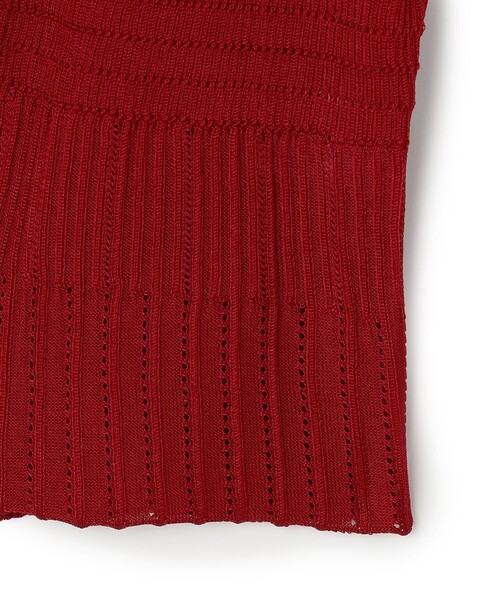 TOCCA(トッカ)の「EYELET AJISAI ボレロ(カーディガン/ボレロ・レディース・ブラウン系/レッド系・SMALL/MEDIUM)」の6枚目の写真