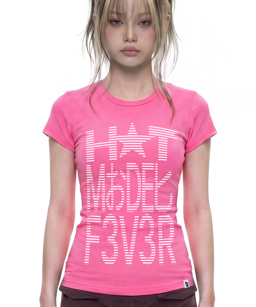 GRAVER（グレーバー）の「[WOMAN]TYPA BABY ベイビーティ_3カラー（Tシャツ/カットソー・レディース・PINK/ホワイト/ミント・ONE SIZE）」の15枚目の写真