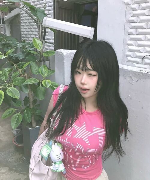 GRAVER（グレーバー）の「[WOMAN]TYPA BABY ベイビーティ_3カラー（Tシャツ/カットソー・レディース・PINK/ホワイト/ミント・ONE SIZE）」の20枚目の写真