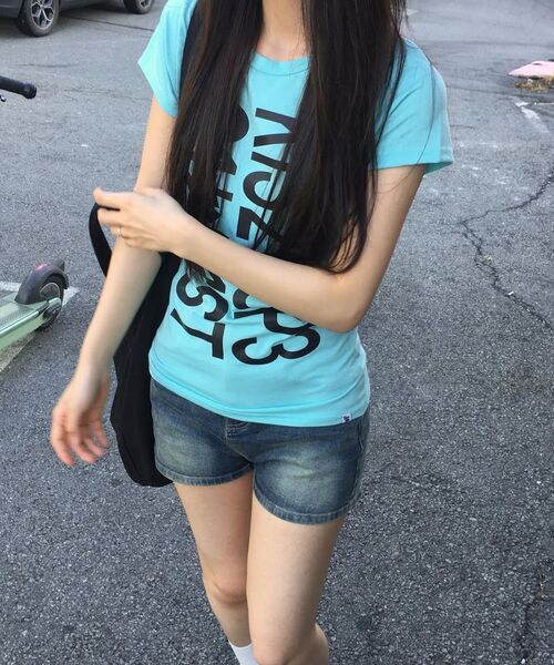 GRAVER（グレーバー）の「[WOMAN]TYPA BABY ベイビーティ_3カラー（Tシャツ/カットソー・レディース・PINK/ホワイト/ミント・ONE SIZE）」の21枚目の写真