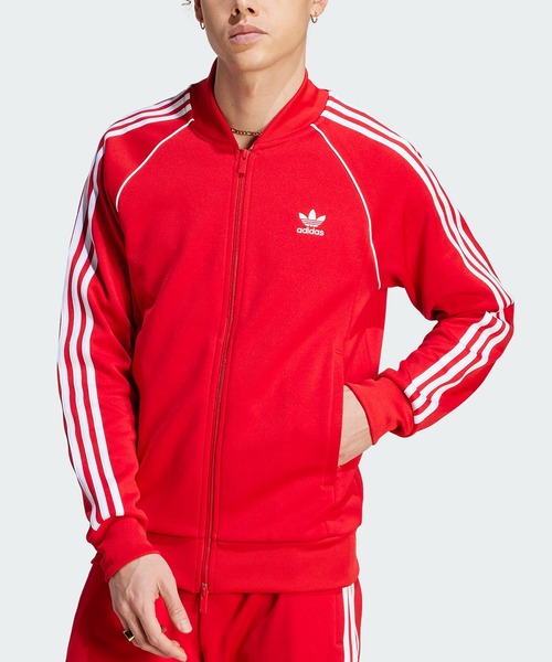 ブランド古着】adidas｜アディダスのジャージ（レッド/赤色系）古着