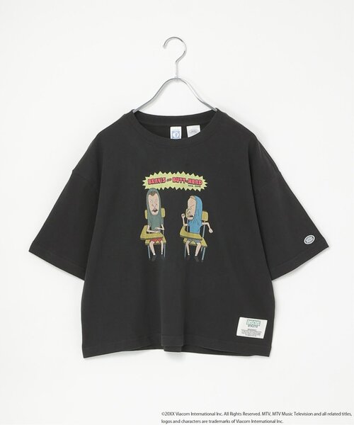 notch.(ノッチ)の「DISCUS ATHLETIC/『BEAVIS AND BUTT-HEAD』ビーバス・アンド・バットヘッド デザインTシャツ(Tシャツ/カットソー・レディース・ブラック/ダークグレー/オフホワイト/ホワイト・M)」の4枚目の写真