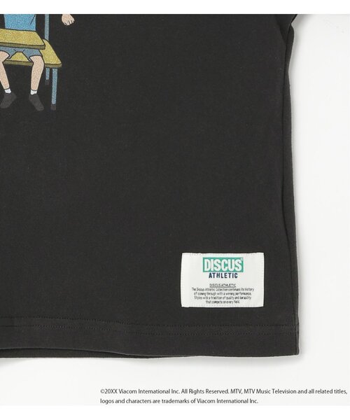 notch.(ノッチ)の「DISCUS ATHLETIC/『BEAVIS AND BUTT-HEAD』ビーバス・アンド・バットヘッド デザインTシャツ(Tシャツ/カットソー・レディース・ブラック/ダークグレー/オフホワイト/ホワイト・M)」の8枚目の写真