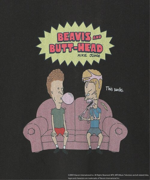 notch.(ノッチ)の「DISCUS ATHLETIC/『BEAVIS AND BUTT-HEAD』ビーバス・アンド・バットヘッド デザインTシャツ(Tシャツ/カットソー・レディース・ブラック/ダークグレー/オフホワイト/ホワイト・M)」の10枚目の写真