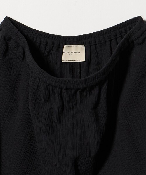 UNITED ARROWS（ユナイテッドアローズ）の「クレープ イージー ワイドパンツ ‐ウォッシャブル‐（その他パンツ・レディース・ダークブラウン/ブラック・38/36）」の4枚目の写真