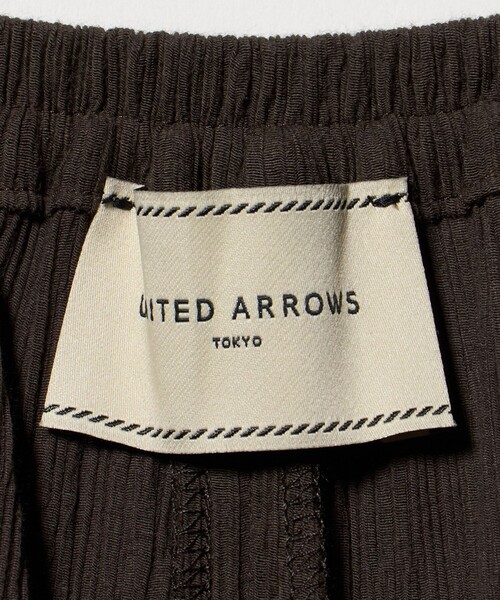 UNITED ARROWS（ユナイテッドアローズ）の「クレープ イージー ワイドパンツ ‐ウォッシャブル‐（その他パンツ・レディース・ダークブラウン/ブラック・38/36）」の15枚目の写真