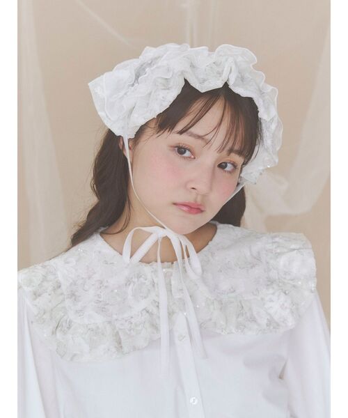 merry jenny(メリージェニー)の「flowerスパンコールヘッドドレス(その他ヘアアクセサリー・レディース・ブルー/グリーン・FREE)」の9枚目の写真