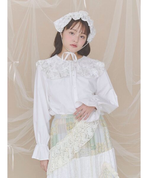 merry jenny(メリージェニー)の「flowerスパンコールヘッドドレス(その他ヘアアクセサリー・レディース・ブルー/グリーン・FREE)」の11枚目の写真