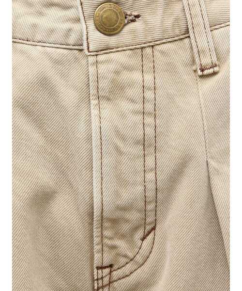 jouetie(ジュエティ)の「【SOMETHING×PosTokyo】Tuck Buggy(デニムパンツ・レディース・ベージュ/ブラック・SMALL/MEDIUM)」の22枚目の写真