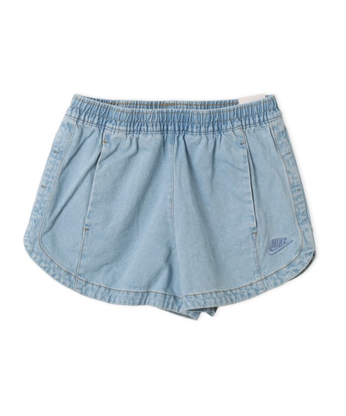 NIKE ウィメンズ スポーツウェア デニム ショートパンツ ライトブルー L NIKE AS W NK WR DENIM SHORT / ナイキ ウィメンズ WR デニム ショート
