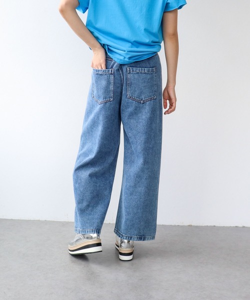 Three Four Time(スリーフォータイム)の「デニム×スエットパンツ(デニムパンツ・レディース・グレー・FREE)」の16枚目の写真