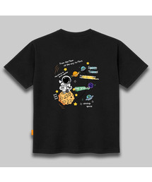 スペーストラベル 半袖Tシャツ 男女共用 ビッグサイズ