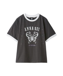 【LILY BROWN×ANNA SUI】バタフライリンガーストーンTシャツ