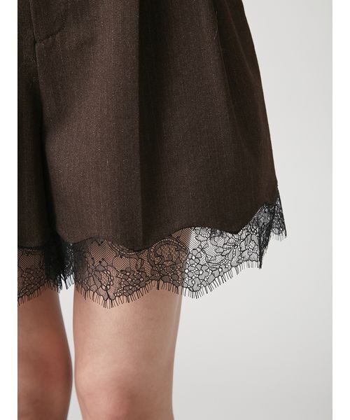 FRAY I.D(フレイアイディー)の「レーストリムショートパンツ(その他パンツ・レディース・チャコールグレー/ブラウン/ネイビー・1/0)」の14枚目の写真