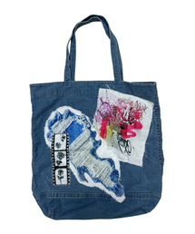Patchwork Denim Totebag