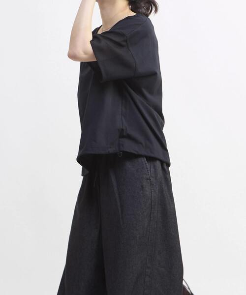 CONVERSE TOKYO(コンバーストウキョウ)の「MESH DOCKING TOPS(Tシャツ/カットソー・レディース・ホワイト/ブラック/グレー・FREE)」の12枚目の写真