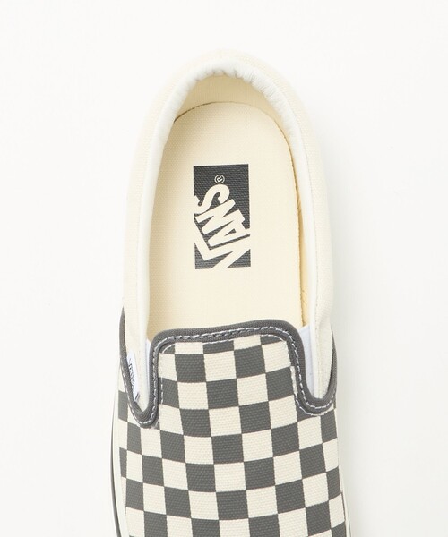VANS(バンズ)の「<VANS>LX Classic Slip-On クラシック スリッポン/スニーカー(スニーカー・メンズ・ブラック/レッド・8/10/9/7h/8h/9h/10h)」の8枚目の写真