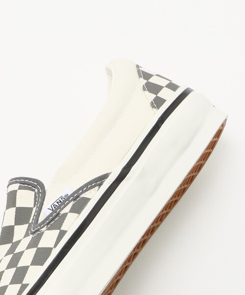VANS(バンズ)の「<VANS>LX Classic Slip-On クラシック スリッポン/スニーカー(スニーカー・メンズ・ブラック/レッド・8/10/9/7h/8h/9h/10h)」の10枚目の写真