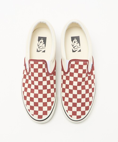 VANS(バンズ)の「<VANS>LX Classic Slip-On クラシック スリッポン/スニーカー(スニーカー・メンズ・ブラック/レッド・8/10/9/7h/8h/9h/10h)」の11枚目の写真