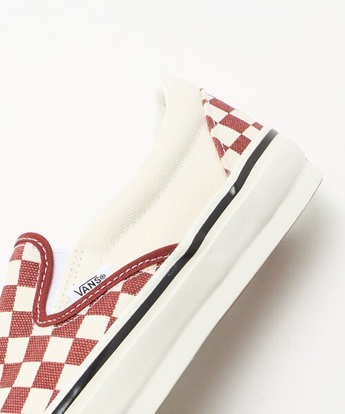 VANS(バンズ)の「<VANS>LX Classic Slip-On クラシック スリッポン/スニーカー(スニーカー・メンズ・ブラック/レッド・8/10/9/7h/8h/9h/10h)」の13枚目の写真