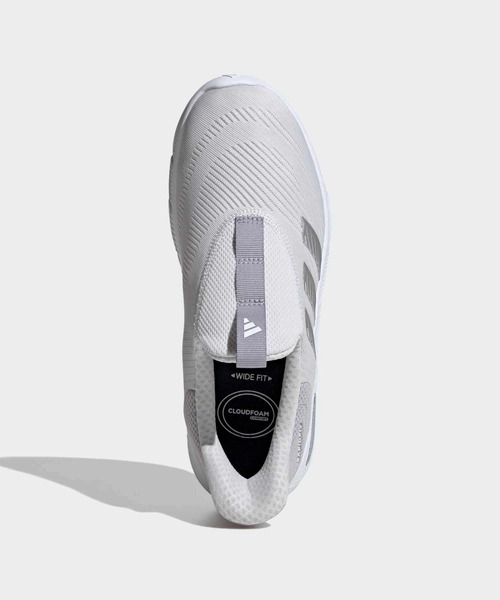 adidas(アディダス)の「CLOUDFOAMフレックス ラウンジ ラピッドフィット / CLOUDFOAM FLEX LOUNGE RAPIDFIT / アディダス adidas(スニーカー・レディース・グレー・22.0cm/22.5cm/23.0cm/23.5cm/24.0cm/24.5cm/25.0cm/25.5cm/26.0cm)」の2枚目の写真