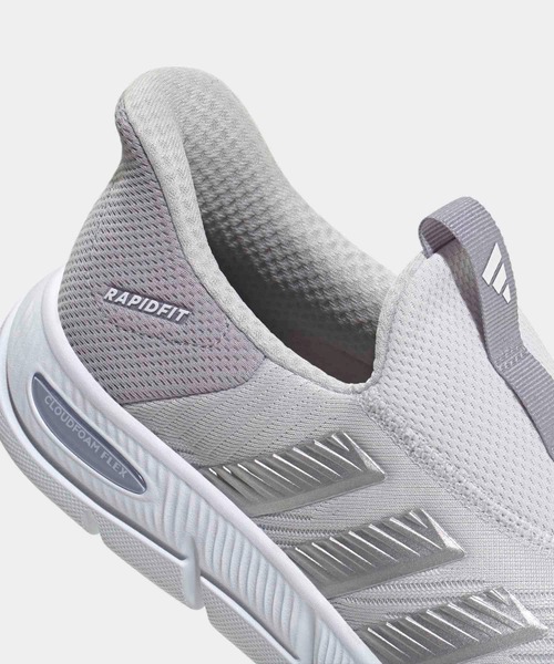adidas(アディダス)の「CLOUDFOAMフレックス ラウンジ ラピッドフィット / CLOUDFOAM FLEX LOUNGE RAPIDFIT / アディダス adidas(スニーカー・レディース・グレー・22.0cm/22.5cm/23.0cm/23.5cm/24.0cm/24.5cm/25.0cm/25.5cm/26.0cm)」の8枚目の写真