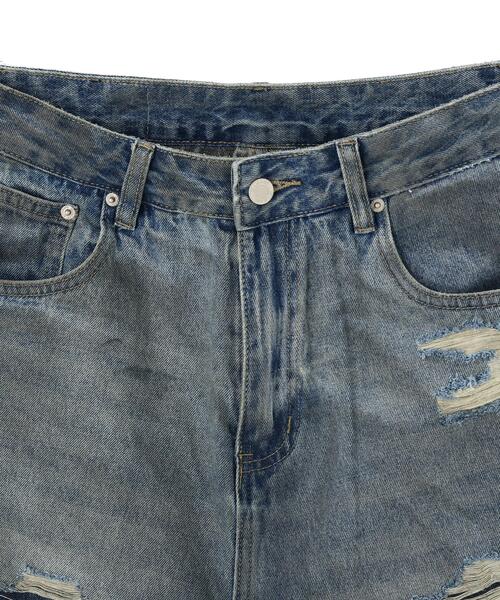 L.H.P(エルエイチピー)の「MAVYTH/メヴィス/LAYERED DENIM PANTS(デニムパンツ・レディース・その他4・M/L/XL)」の8枚目の写真