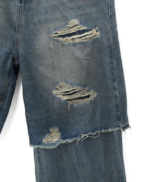 L.H.P(エルエイチピー)の「MAVYTH/メヴィス/LAYERED DENIM PANTS(デニムパンツ・レディース・その他4・M/L/XL)」の11枚目の写真