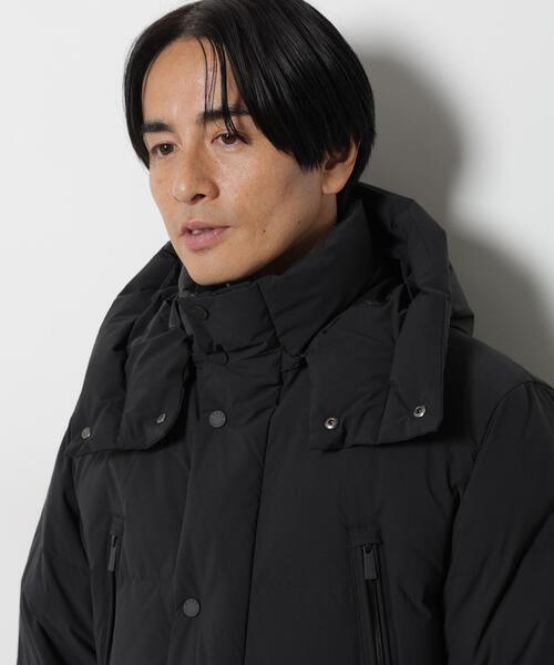 NANO universe（ナノユニバース）の「「西川ダウン(R)」SOLOTEX ミドル丈ダウン（ダウンジャケット/コート・メンズ・ブラウン/ブラック・S/M/L）」の20枚目の写真