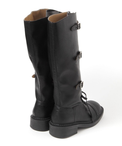 3.3 Field Trip (3.3フィールドトリップ)の「3.3 Field Trip/レースアップベルトデザインブーツ(ブーツ・レディース・ブラック・MEDIUM/LARGE)」の5枚目の写真