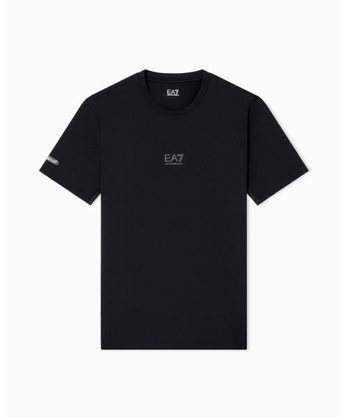 EMPORIO ARMANI EA7(エンポリオアルマーニイーエーセブン)の「【エンポリオ アルマーニ EA7】Dynamic Athlete Tシャツ VENTUS7テクニカルファブリック(Tシャツ/カットソー・メンズ・ブラック・X-LARGE/MEDIUM)」の2枚目の写真