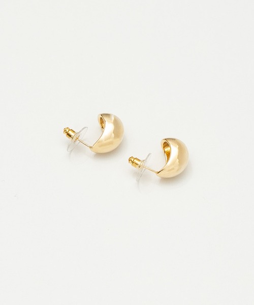 AJUGA.(アジュガ)の「ボールドドームピアス(ピアス(両耳用)・レディース・シルバー/ゴールド・ONE SIZE)」の8枚目の写真
